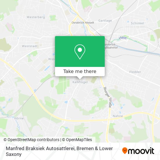Manfred Braksiek Autosattlerei map