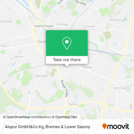 Alupor GmbH&Co.Kg map