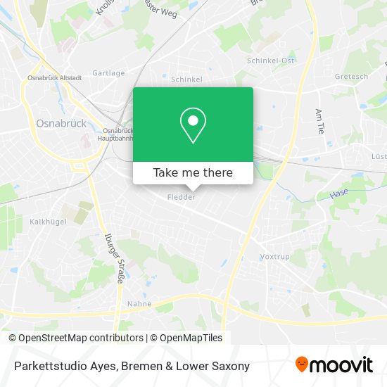 Parkettstudio Ayes map