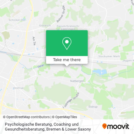 Psychologische Beratung, Coaching und Gesundheitsberatung map