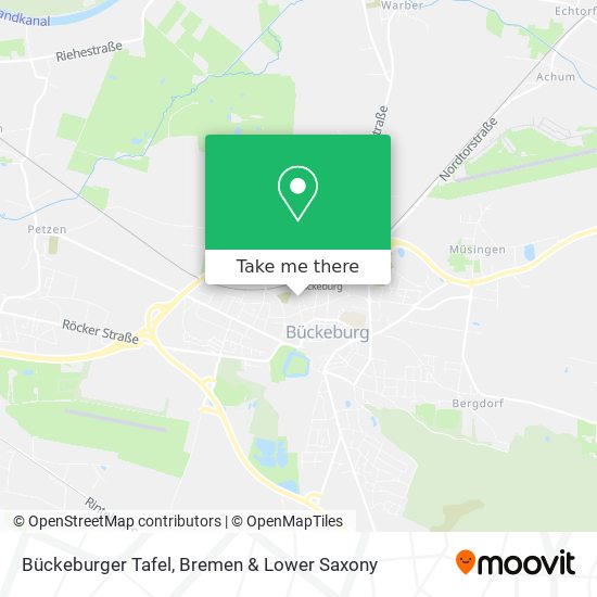 Bückeburger Tafel map