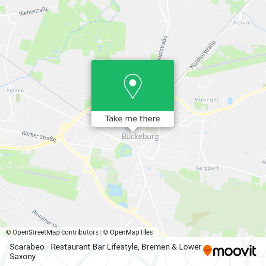 Scarabeo - Restaurant Bar Lifestyle map