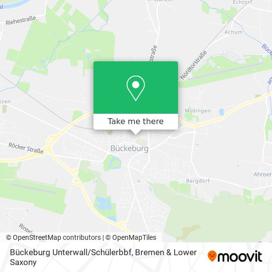 Bückeburg Unterwall/Schülerbbf map