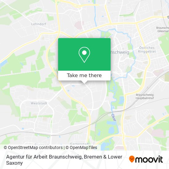 Agentur für Arbeit Braunschweig map