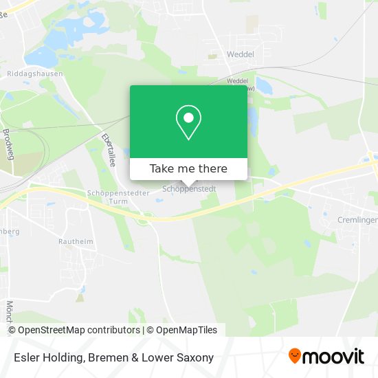 Esler Holding map