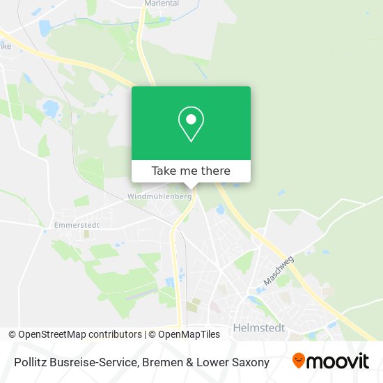 Pollitz Busreise-Service map