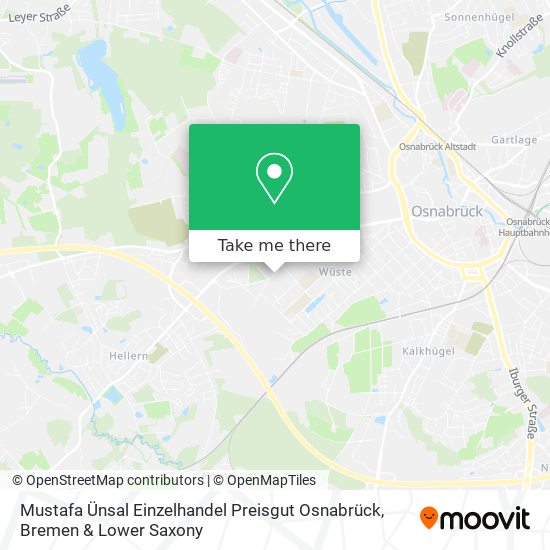 Mustafa Ünsal Einzelhandel Preisgut Osnabrück map