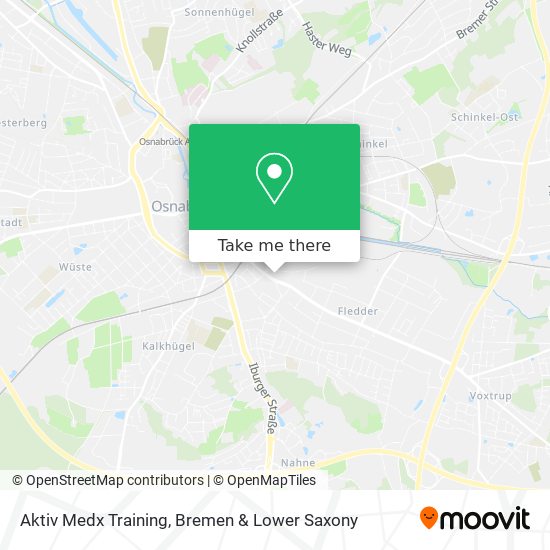 Aktiv Medx Training map