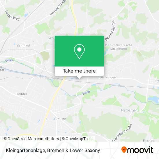 Kleingartenanlage map