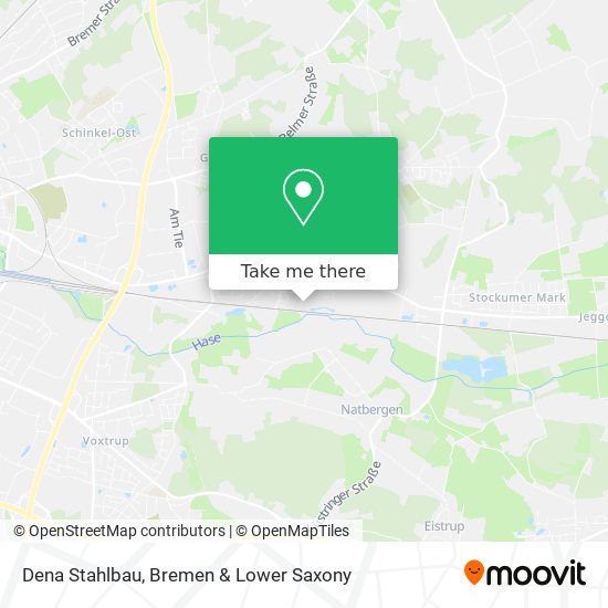 Dena Stahlbau map