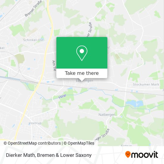 Dierker Math map