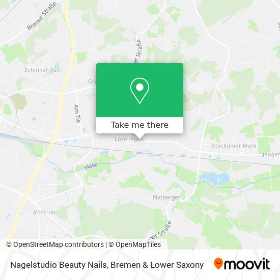 Nagelstudio Beauty Nails map