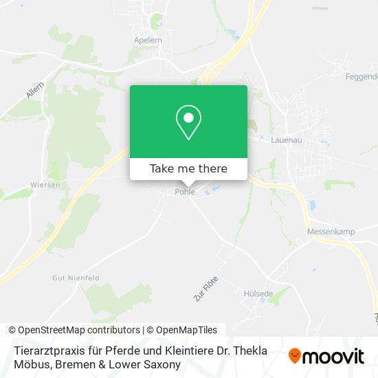 Tierarztpraxis für Pferde und Kleintiere Dr. Thekla Möbus map