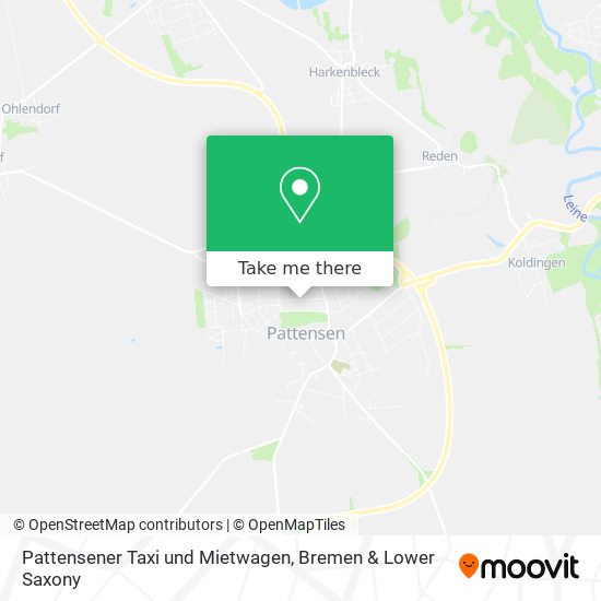 Pattensener Taxi und Mietwagen map
