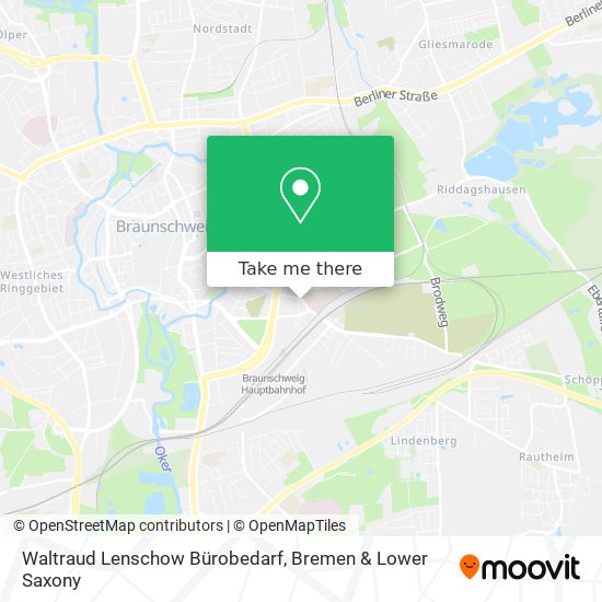 Waltraud Lenschow Bürobedarf map