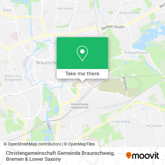 Christengemeinschaft Gemeinde Braunschweig map