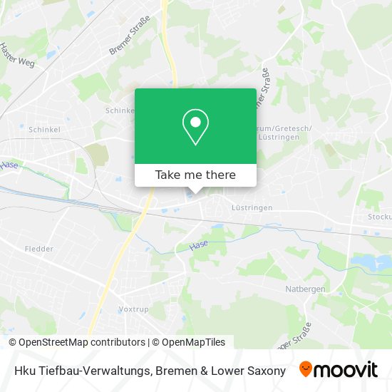 Hku Tiefbau-Verwaltungs map