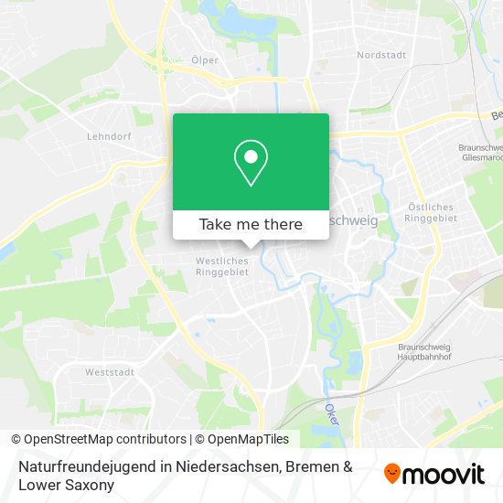 Карта Naturfreundejugend in Niedersachsen