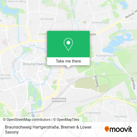 Карта Braunschweig Hartgerstraße