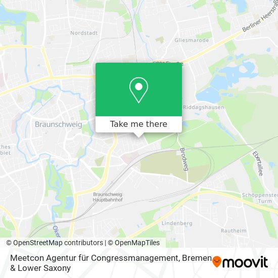 Meetcon Agentur für Congressmanagement map