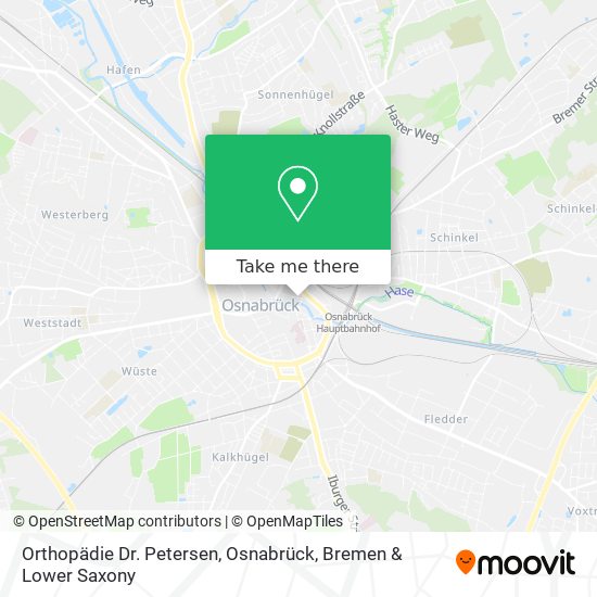 Orthopädie Dr. Petersen, Osnabrück map