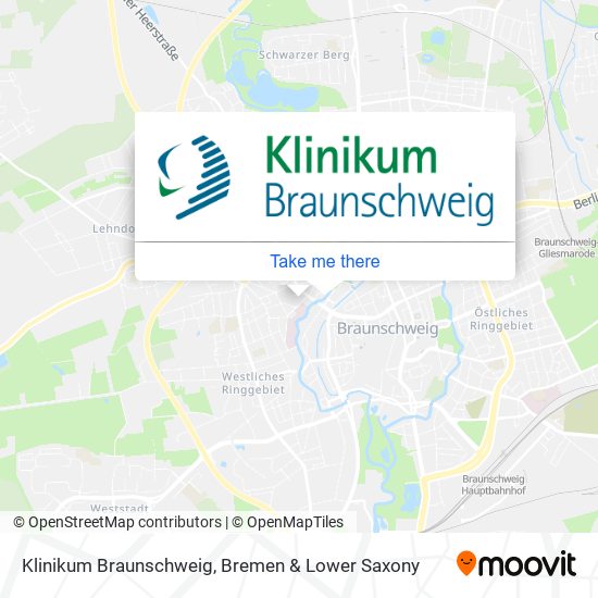 Klinikum Braunschweig map