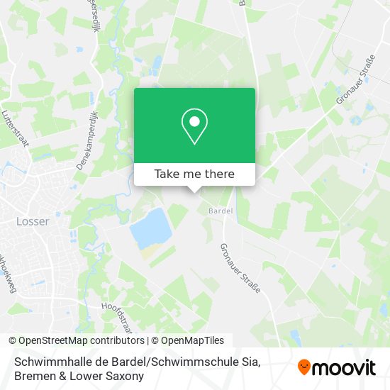 Карта Schwimmhalle de Bardel / Schwimmschule Sia