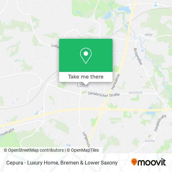 Cepura - Luxury Home map