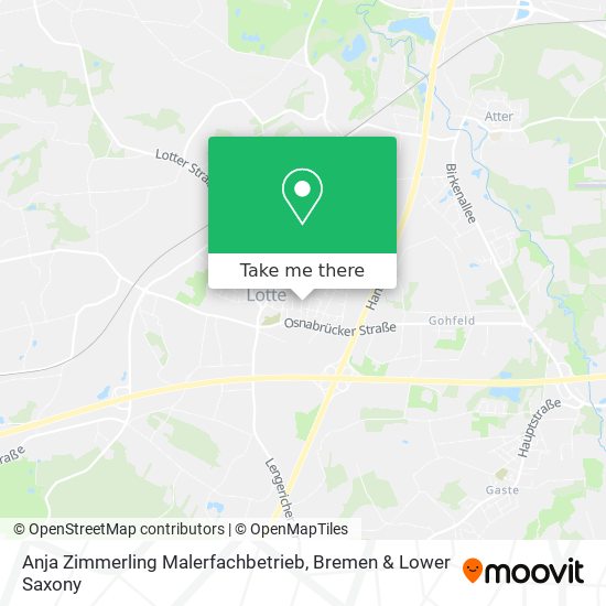 Anja Zimmerling Malerfachbetrieb map