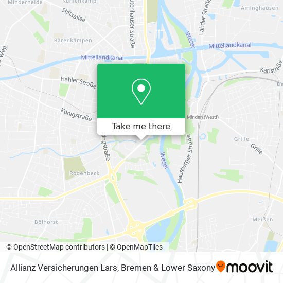 Allianz Versicherungen Lars map