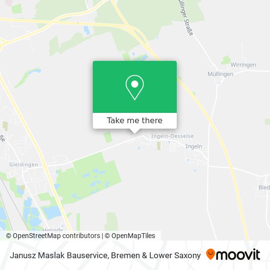 Janusz Maslak Bauservice map