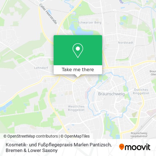 Kosmetik- und Fußpflegepraxis Marlen Pantizsch map