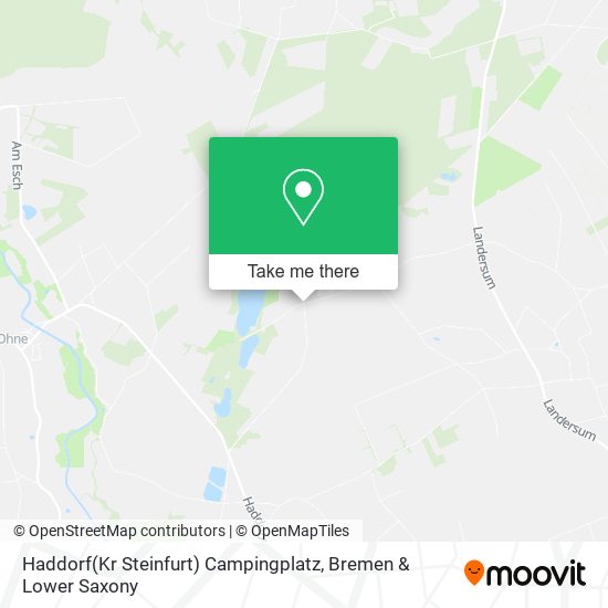 Карта Haddorf(Kr Steinfurt) Campingplatz