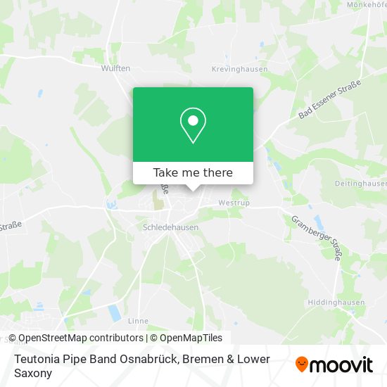 Teutonia Pipe Band Osnabrück map