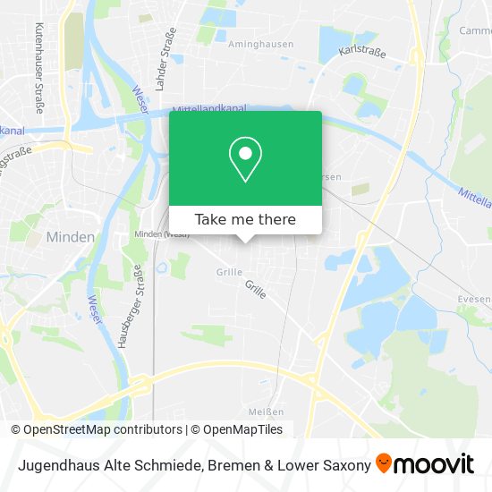 Jugendhaus Alte Schmiede map