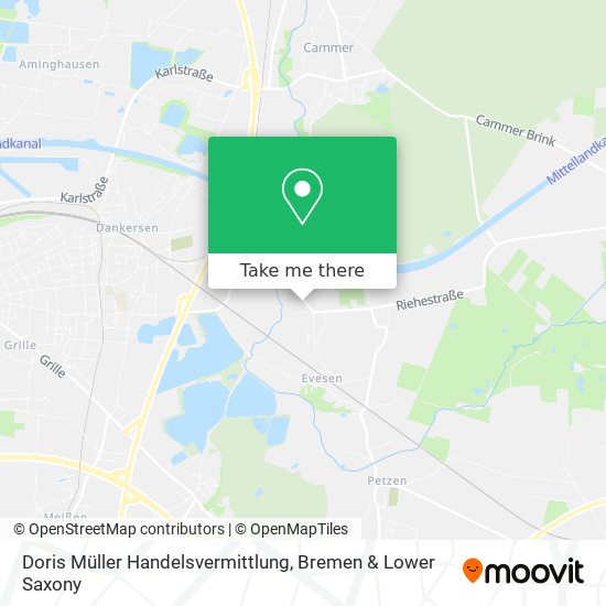 Doris Müller Handelsvermittlung map