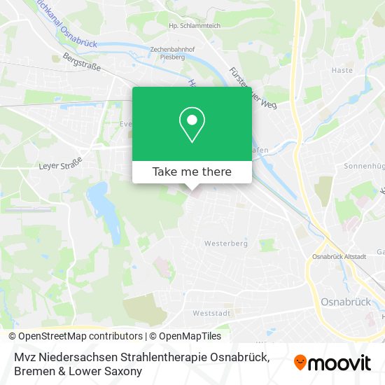 Mvz Niedersachsen Strahlentherapie Osnabrück map