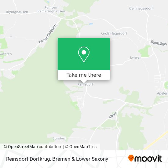 Reinsdorf Dorfkrug map