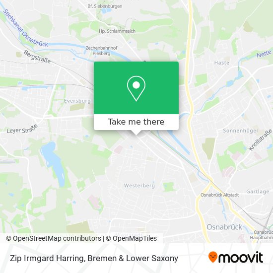 Zip Irmgard Harring map