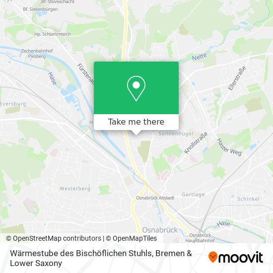 Wärmestube des Bischöflichen Stuhls map