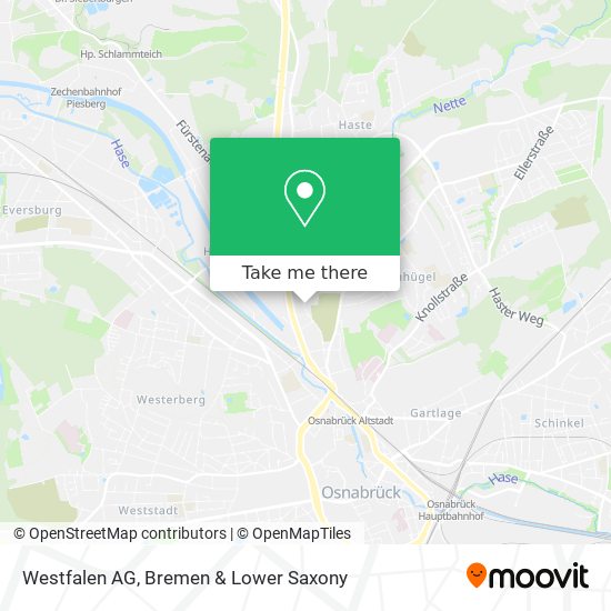 Westfalen AG map