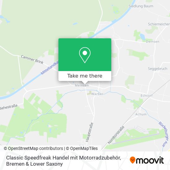 Classic Speedfreak Handel mit Motorradzubehör map