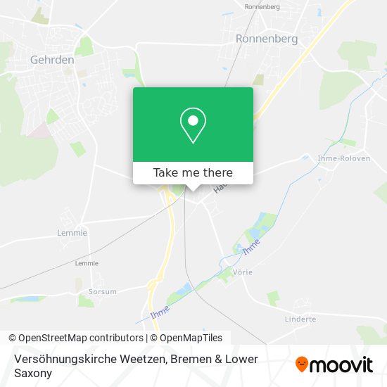 Versöhnungskirche Weetzen map