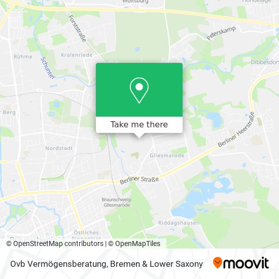 Ovb Vermögensberatung map