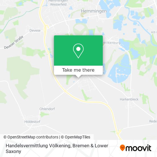 Handelsvermittlung Völkening map