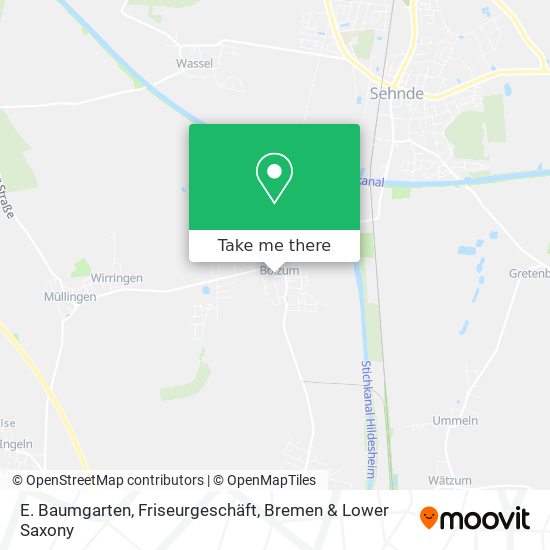 E. Baumgarten, Friseurgeschäft map