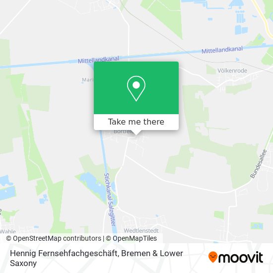 Hennig Fernsehfachgeschäft map