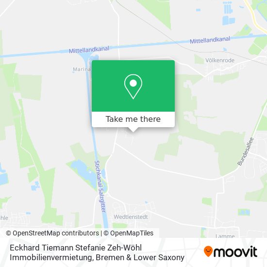 Eckhard Tiemann Stefanie Zeh-Wöhl Immobilienvermietung map