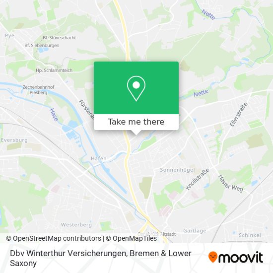Dbv Winterthur Versicherungen map