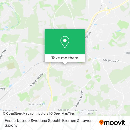Friseurbetrieb Swetlana Specht map